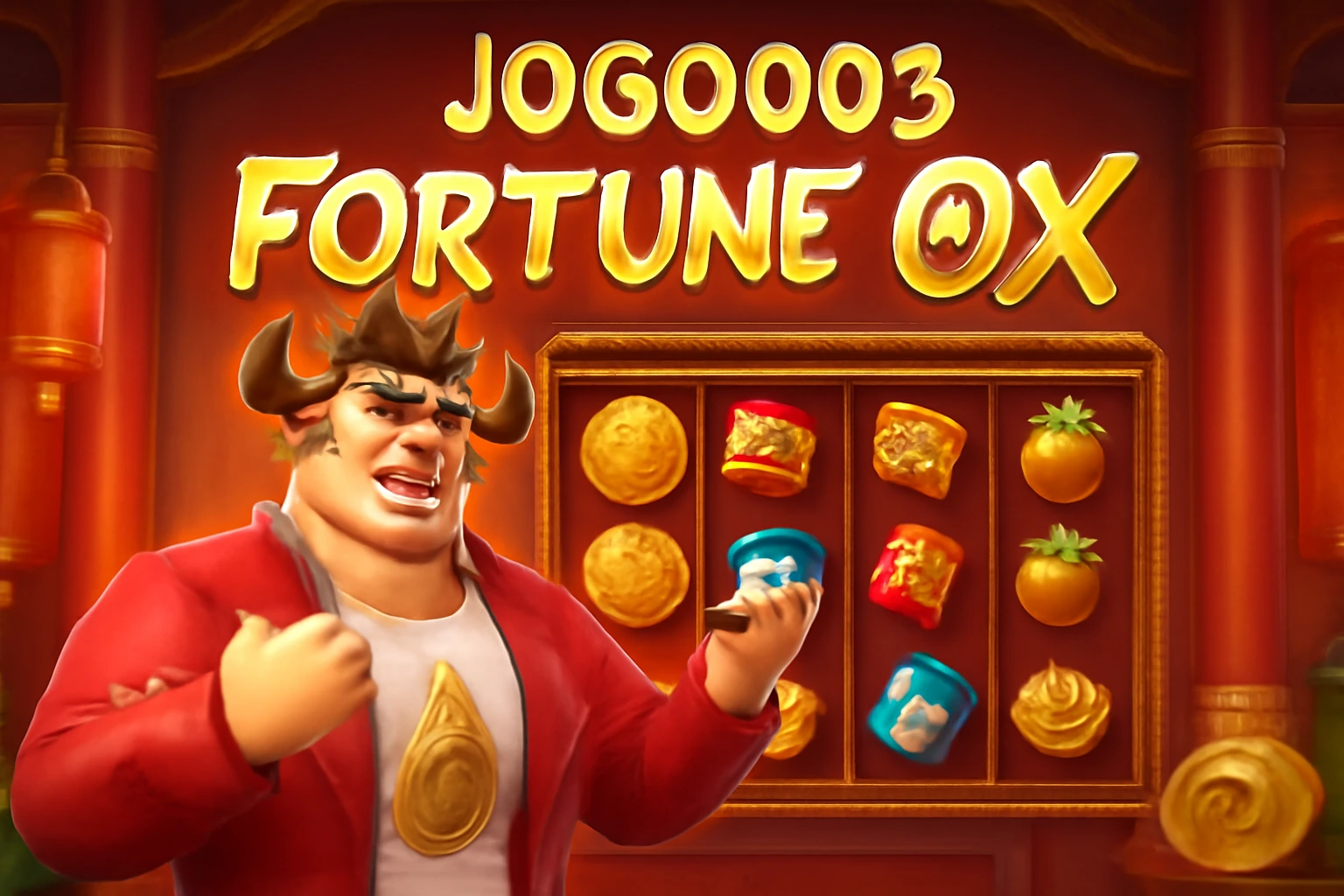 Fortune Ox no JOGO003 - Aposte Agora e Reivindique Seus Ganhos