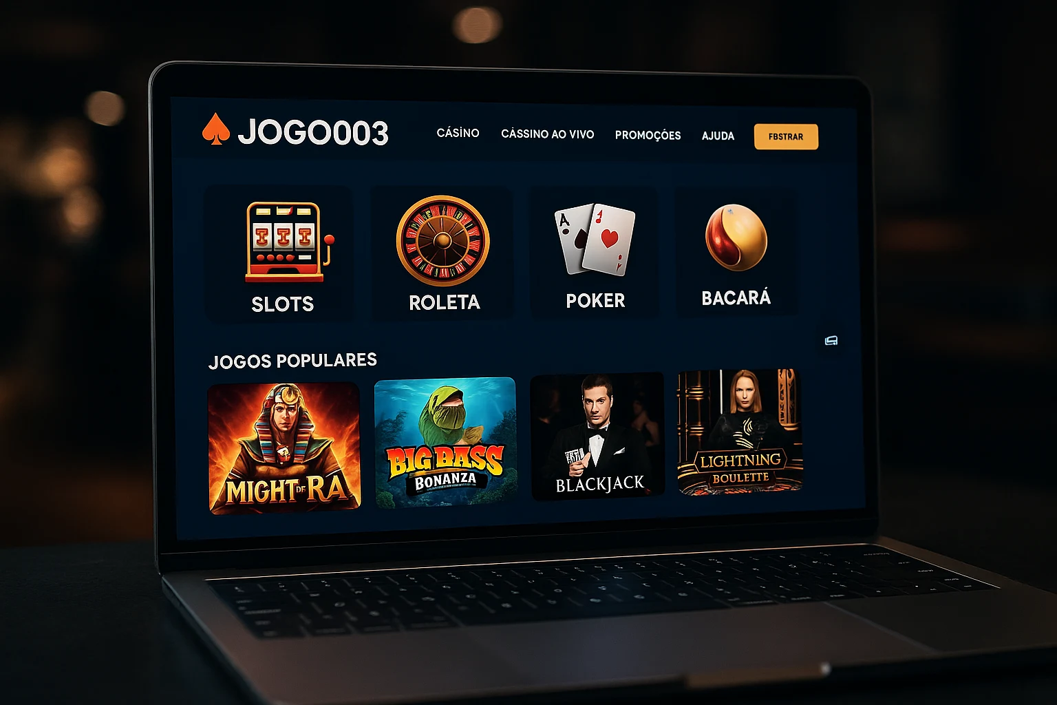 
                                Cassino Online JOGO003
                                