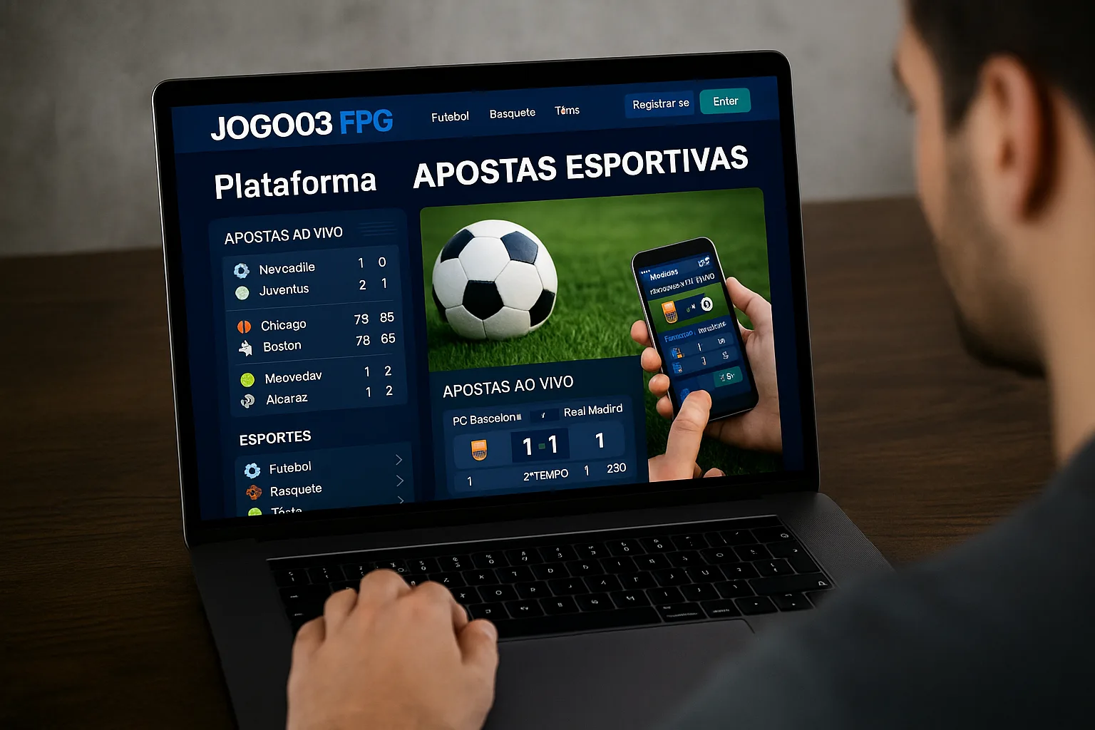 Apostas esportivas no cassino online JOGO003